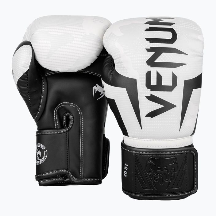 Venum Elite γάντια πυγμαχίας λευκό/καμό 5