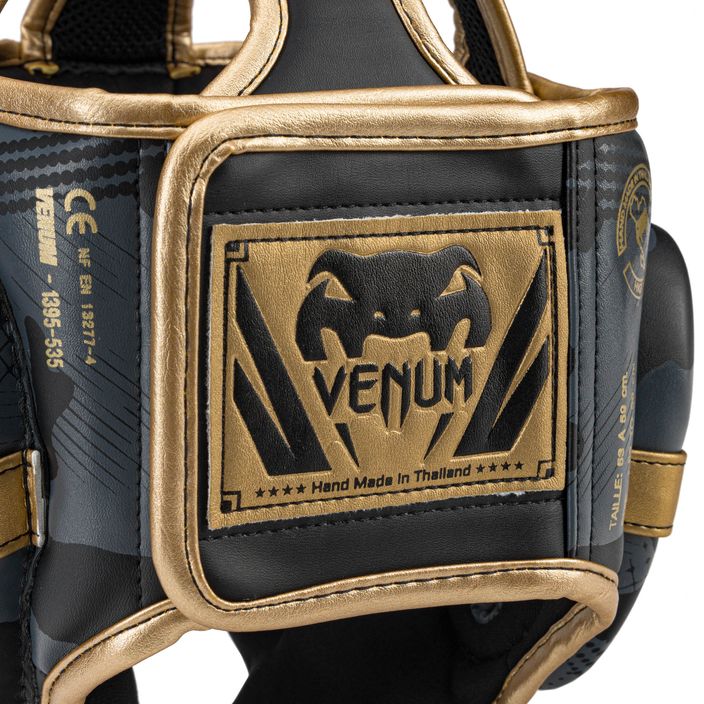 Venum Elite γκρι-χρυσό κράνος πυγμαχίας VENUM-1395-535 4