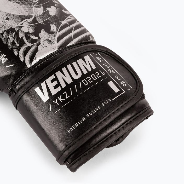 Venum YKZ21 Boxing μαύρα/λευκά παιδικά γάντια πυγμαχίας 8