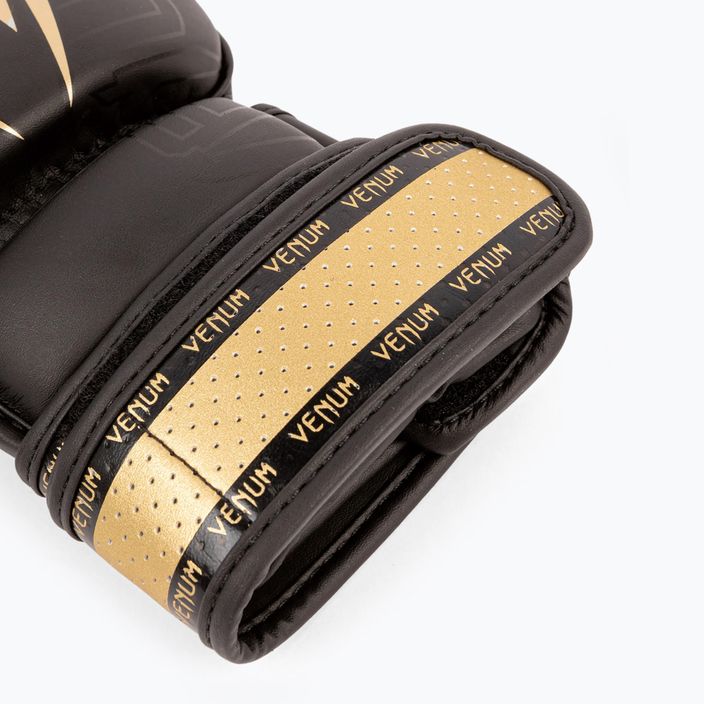 Venum Impact 2.0 μαύρα/χρυσά γάντια MMA 10