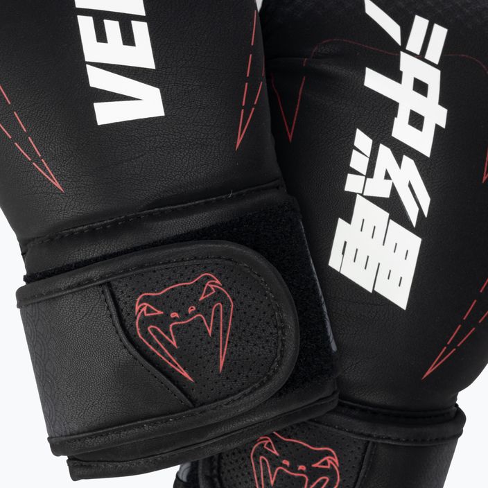 Venum Okinawa 3.0 παιδικά γάντια πυγμαχίας μαύρο/κόκκινο 4