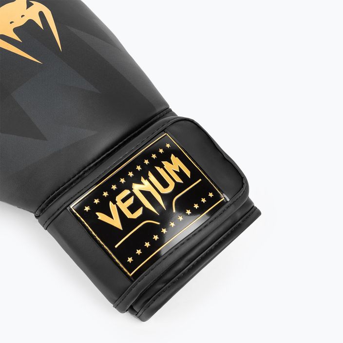 Venum Razor μαύρα/χρυσά γάντια πυγμαχίας 7
