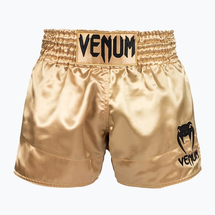 Ανδρικό σορτς Venum Classic Muay Thai μαύρο και χρυσό 03813-449