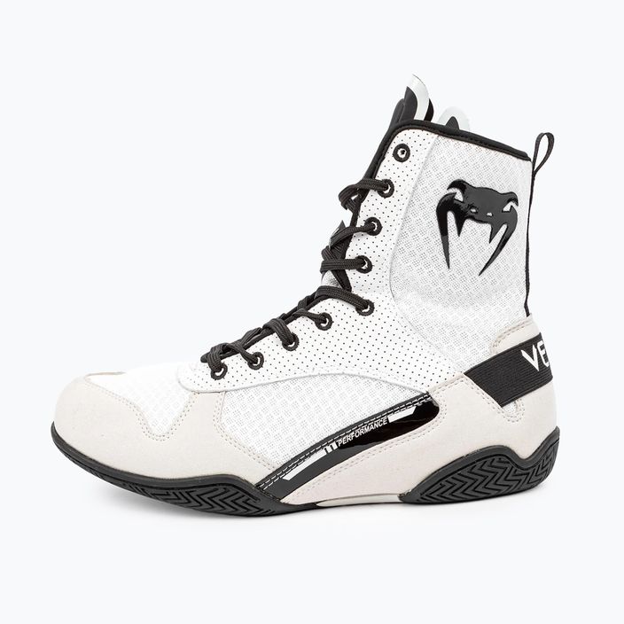 Venum Elite μπότες πυγμαχίας λευκό/μαύρο 2