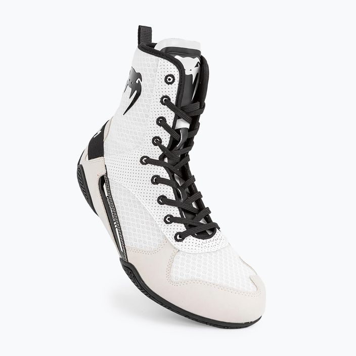 Venum Elite μπότες πυγμαχίας λευκό/μαύρο 4