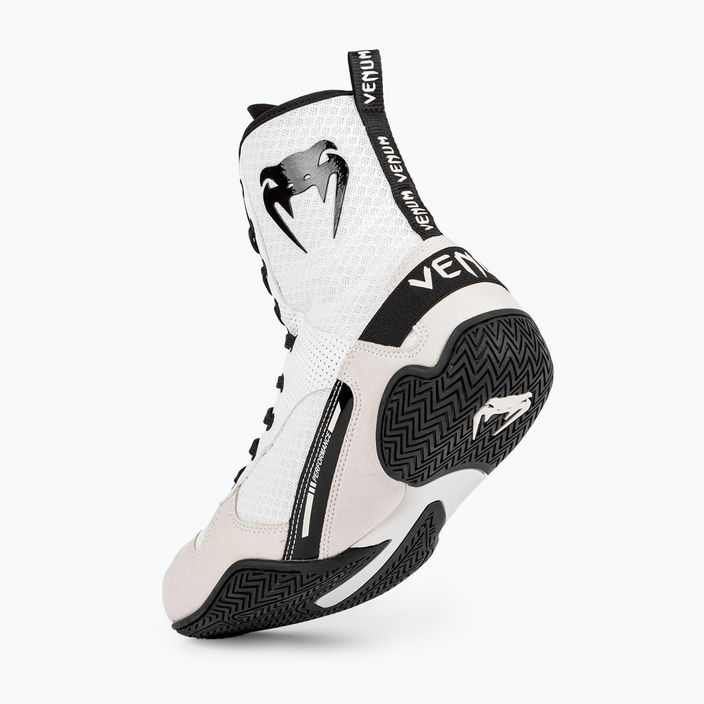 Venum Elite μπότες πυγμαχίας λευκό/μαύρο 5