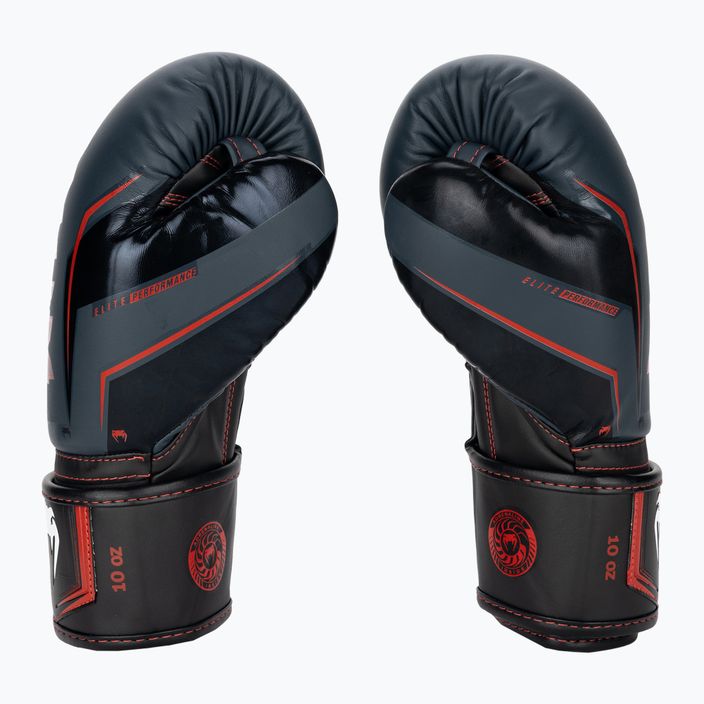 Venum Elite Evo ναυτικό/μαύρο/κόκκινα γάντια πυγμαχίας 3