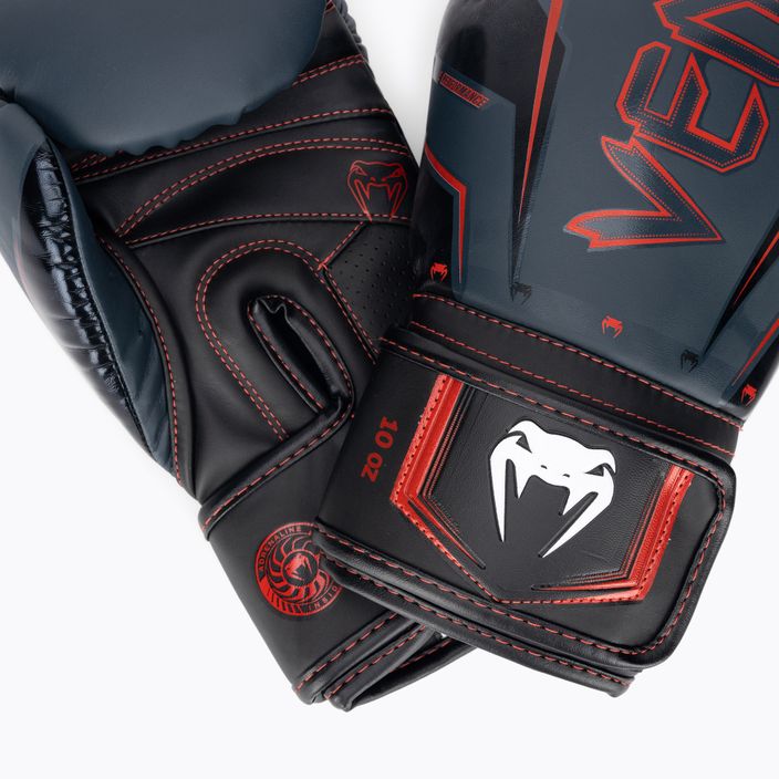 Venum Elite Evo ναυτικό/μαύρο/κόκκινα γάντια πυγμαχίας 4