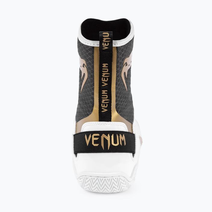 Venum Elite μπότες πυγμαχίας λευκό/μαύρο/χρυσό 14