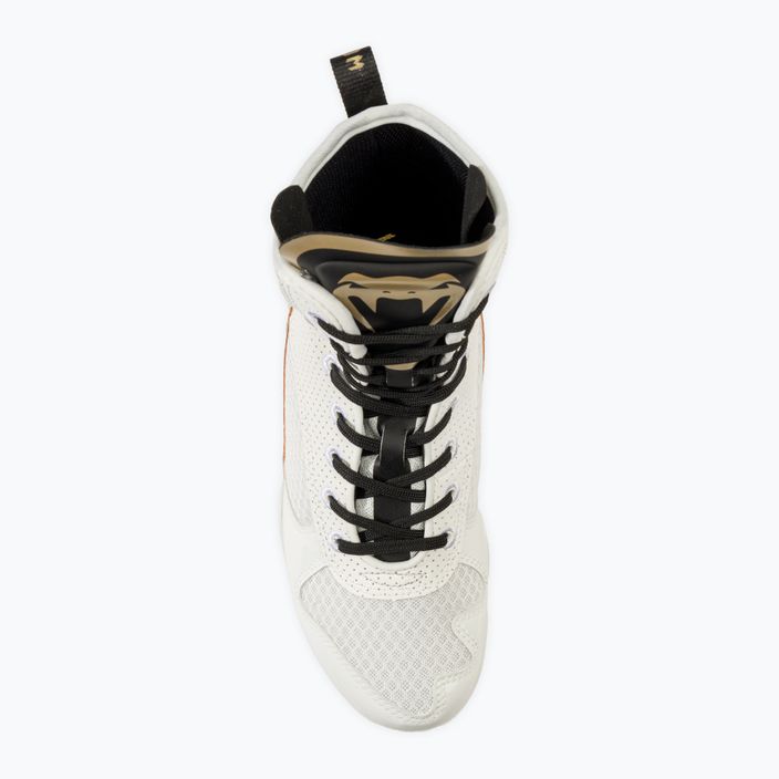 Venum Elite μπότες πυγμαχίας λευκό/μαύρο/χρυσό 6