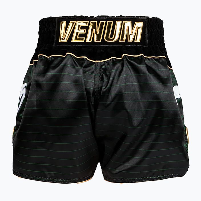 Venum Attack Muay Thai προπονητικό σορτς μαύρο/πράσινο 2