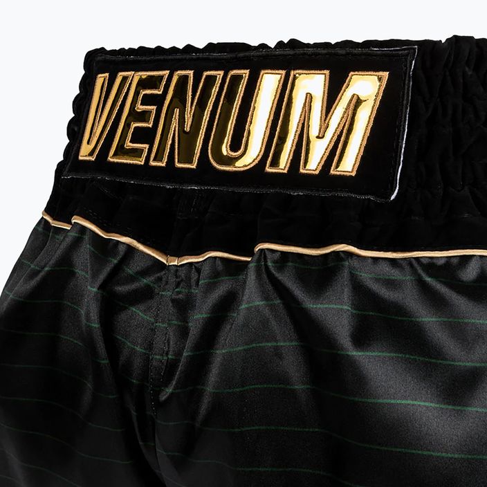 Venum Attack Muay Thai προπονητικό σορτς μαύρο/πράσινο 5
