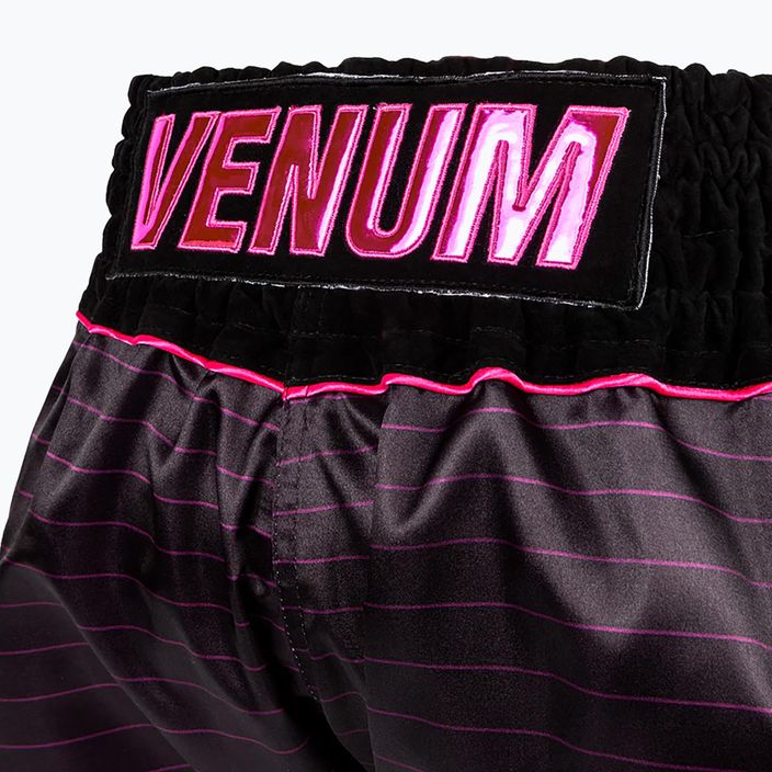 Venum Attack Muay Thai σορτς προπόνησης μαύρο/ροζ 5