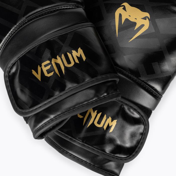 Venum Contender 1.5 XT γάντια πυγμαχίας μαύρο/χρυσό 4
