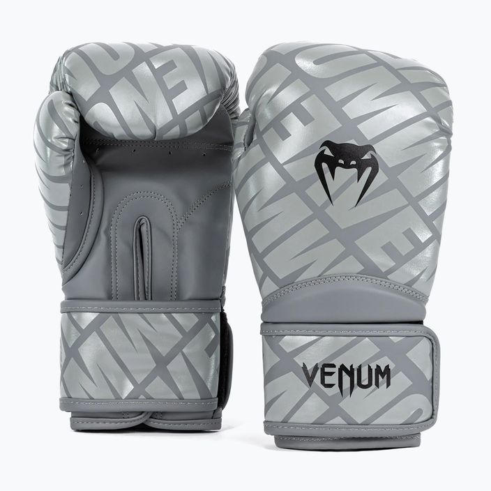 Venum Contender 1.5 XT γάντια πυγμαχίας γκρι/μαύρο 2