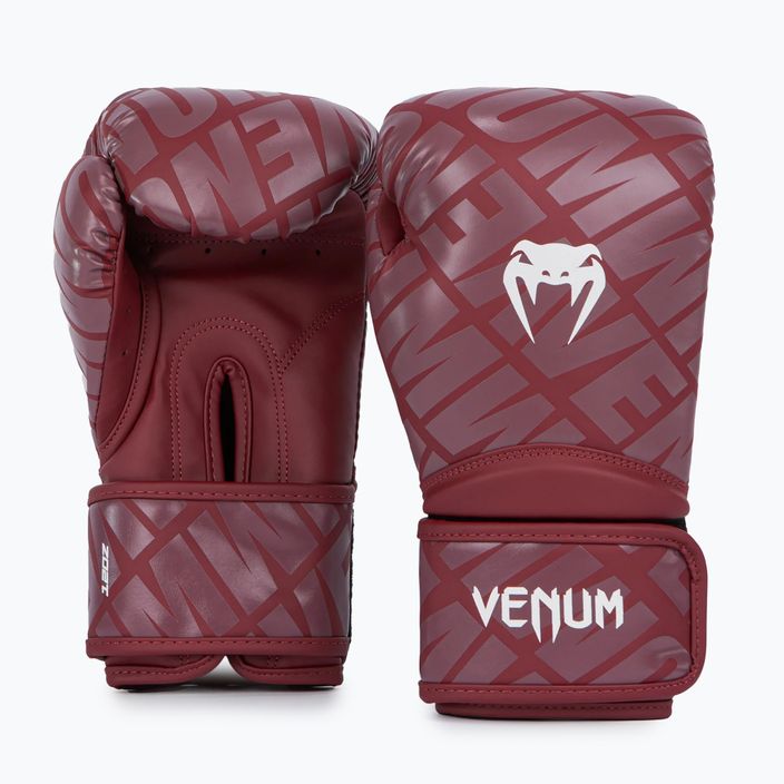 Venum Contender 1.5 XT γάντια πυγμαχίας μπορντό/λευκό 2
