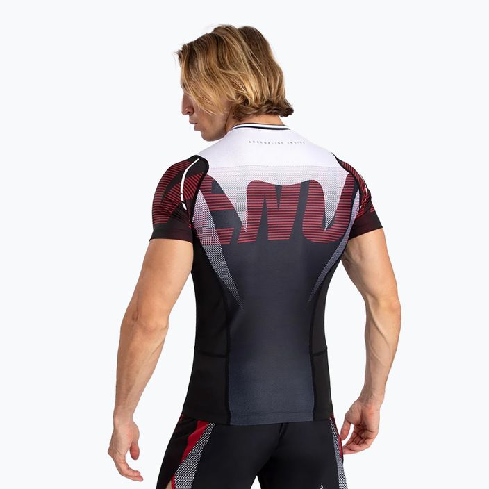 Ανδρικό μπλουζάκι Venum Adrenaline Rashguard SS black/red 3