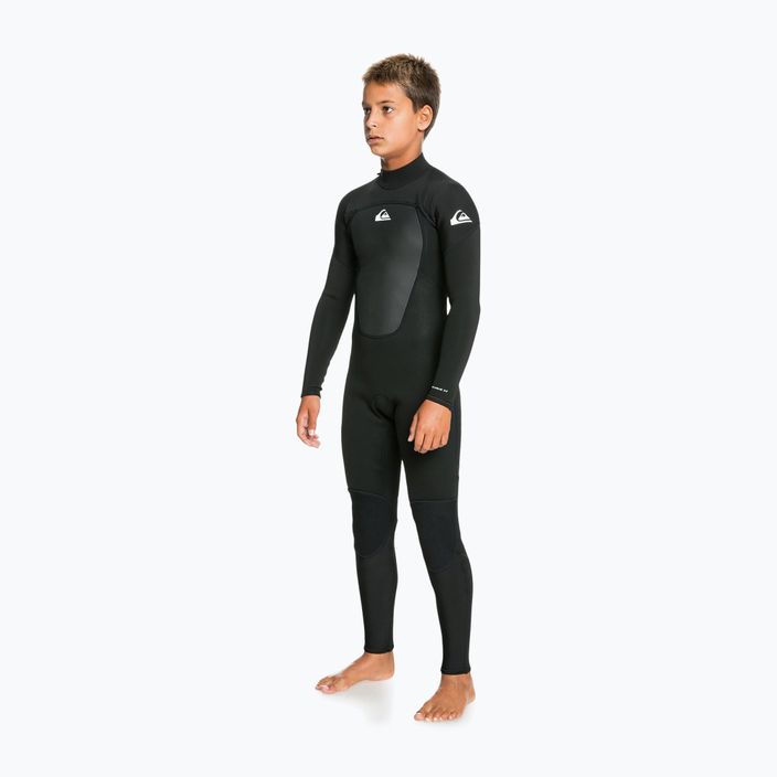 Quiksilver Fullsuit Prologue 3/2 mm Παιδικός αφρός κολύμβησης Μαύρο EQBW103076-KVD0 2