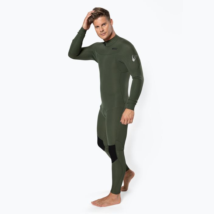 Quiksilver ανδρική στολή κολύμβησης ED SESSIONS 3/2 mm πράσινη EQYW103124-CQY0