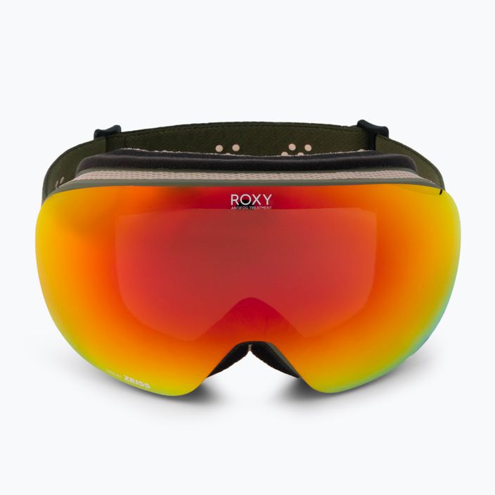 Γυναικεία γυαλιά snowboard ROXY Popscreen Cluxe J 2021 burnt olive/sonar ml revo red 2