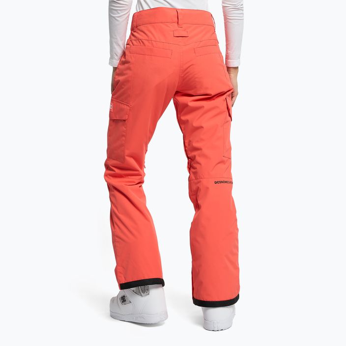 Γυναικείο παντελόνι snowboard DC Nonchalant hot coral 4