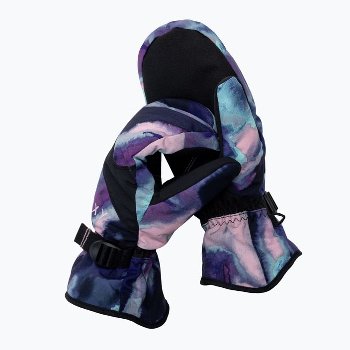 Γυναικεία γάντια snowboard ROXY Jetty 2021 niebieski/fioletowo/różowo/czarny