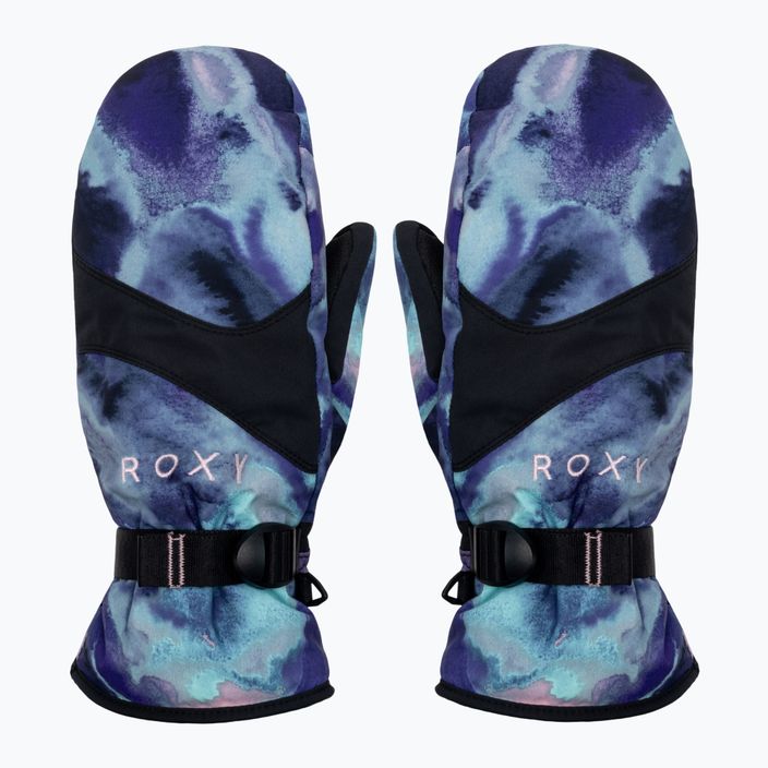 Γυναικεία γάντια snowboard ROXY Jetty 2021 niebieski/fioletowo/różowo/czarny 2