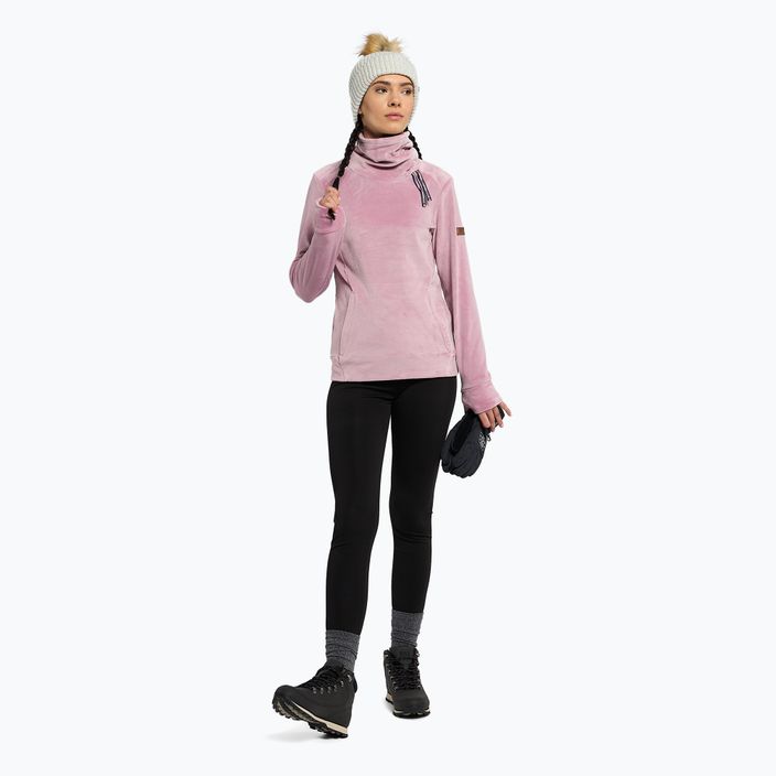 Γυναικείο φούτερ για snowboard ROXY Deltine 2021 dawn pink 2