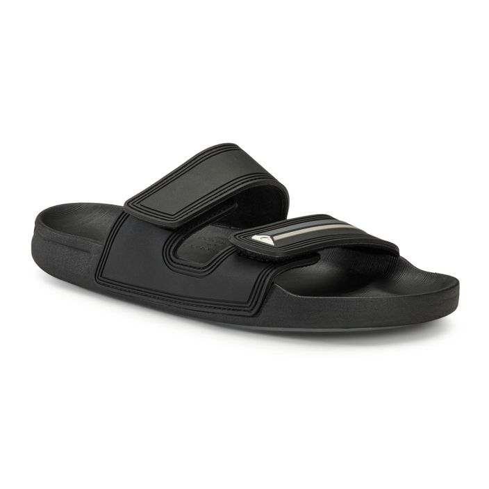 Quiksilver Rivi Double Adjust ανδρικές σαγιονάρες μαύρες/γκρι/μαύρες