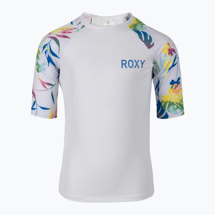 Παιδικό μπλουζάκι κολύμβησης ROXY Printed 2021 bright white/surf trippin