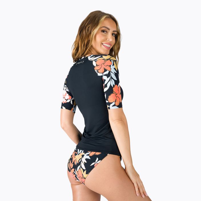 Γυναικείο κολυμβητικό T-shirt ROXY Beach Classics 2021 anthracite/island vibes 3