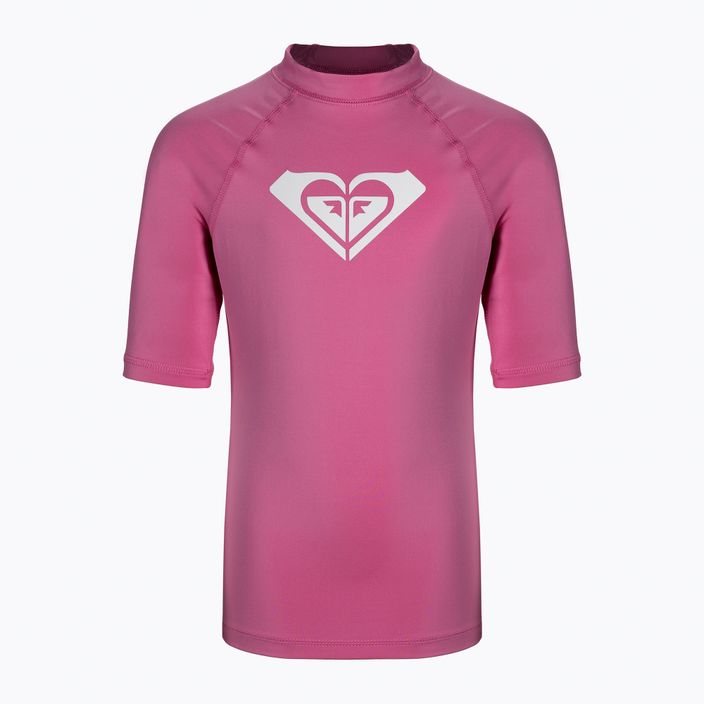 Παιδικό μπλουζάκι κολύμβησης ROXY Wholehearted 2021 pink guava