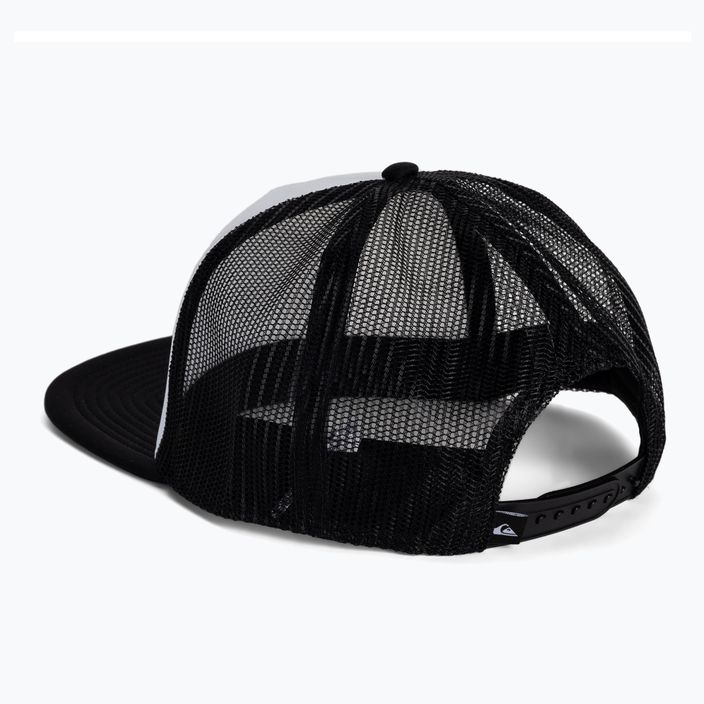 Ανδρικό καπέλο μπέιζμπολ Quiksilver Foamslayer white/black 3