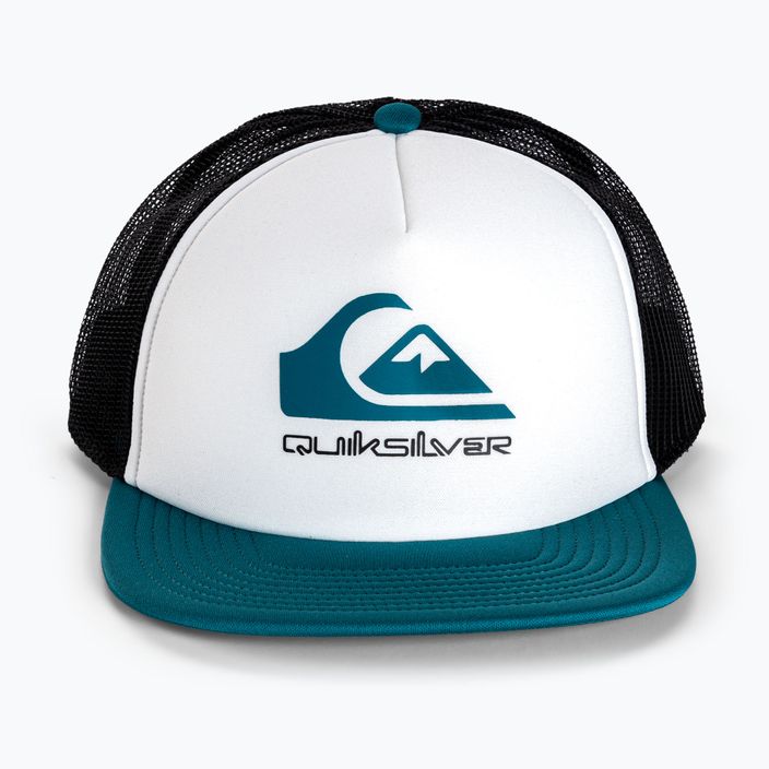 Ανδρικό καπέλο μπέιζμπολ Quiksilver Foamslayer white/blue 3