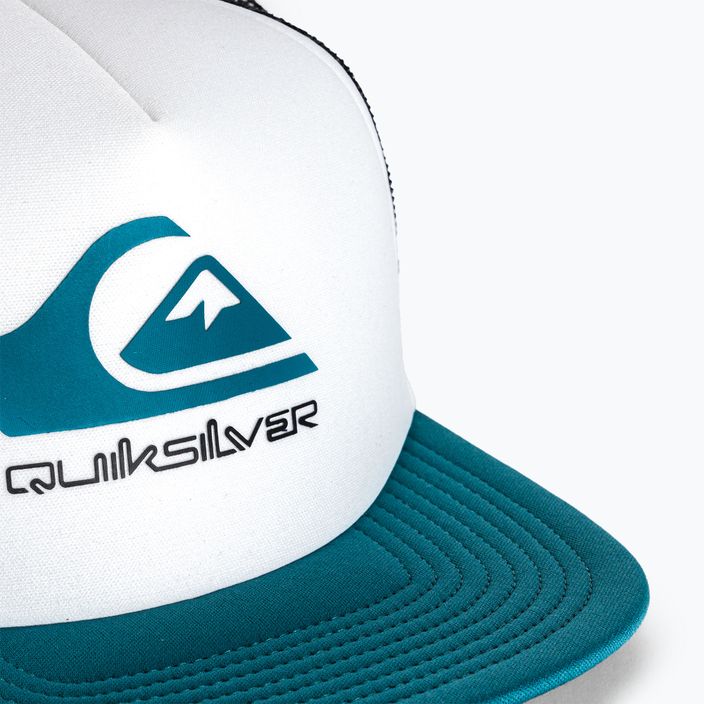 Ανδρικό καπέλο μπέιζμπολ Quiksilver Foamslayer white/blue 5