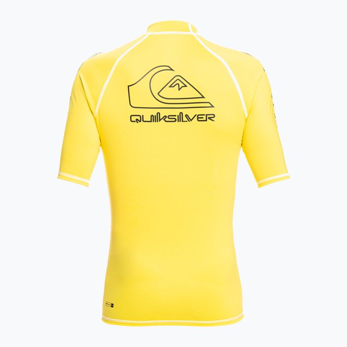 Quiksilver Ontour ανδρικό μπλουζάκι για κολύμπι κίτρινο EQYWR03359-YZD0 2