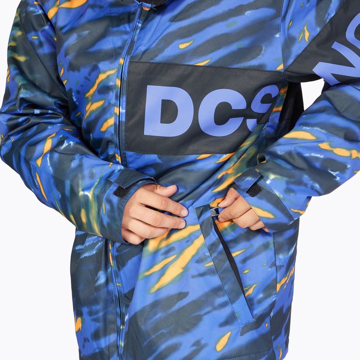 Ανδρικό μπουφάν snowboard DC Propaganda angled tie dye royal blue 6