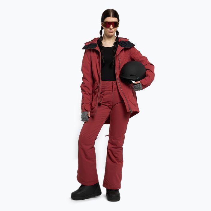 Γυναικείο μπουφάν snowboard ROXY Stated Warmlink 2021 brick red 2
