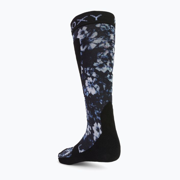 Γυναικείες κάλτσες snowboard ROXY Paloma 2021 true black black flowers 2
