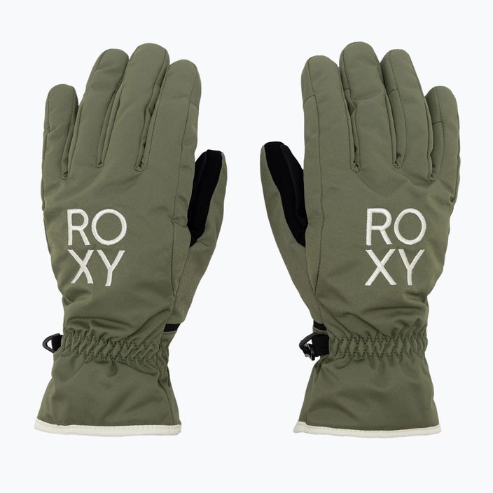 Γυναικεία γάντια snowboard ROXY Freshfields 2021 deep lichen green 3