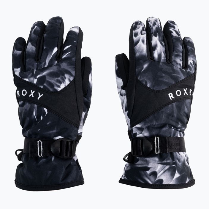 Γυναικεία γάντια snowboard ROXY Jetty 2021 true black future flower 3