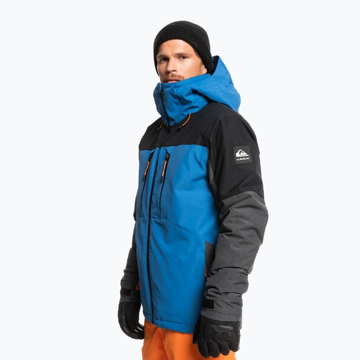 Quiksilver Mission Plus ανδρικό μπουφάν snowboard μαύρο-μπλε EQYTJ03371 7