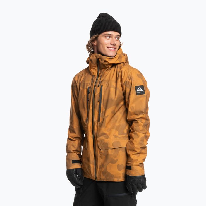 Quiksilver ανδρικό μπουφάν snowboard S Carlson Stretch Quest πορτοκαλί EQYTJ03391 6