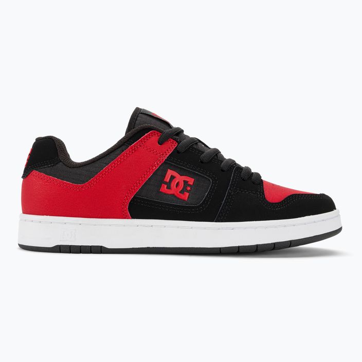 DC Manteca 4 ανδρικά παπούτσια μαύρο/αθλητικό κόκκινο 2