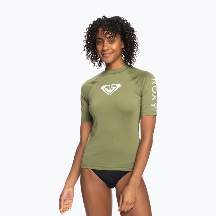 Γυναικείο κολυμβητικό T-shirt ROXY Whole Hearted 2021 loden green 2