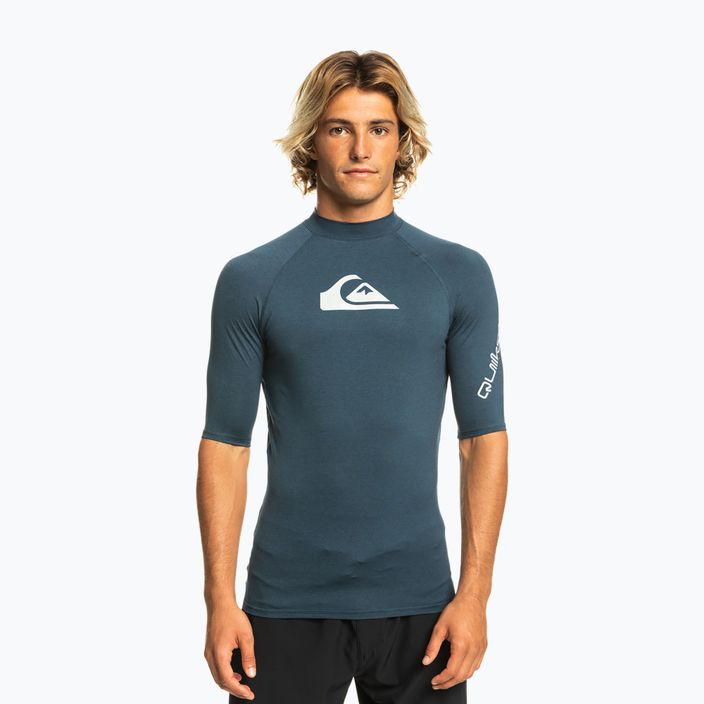 Quiksilver ανδρικό μπλουζάκι κολύμβησης All Time navy blue EQYWR03358-BYJH 3