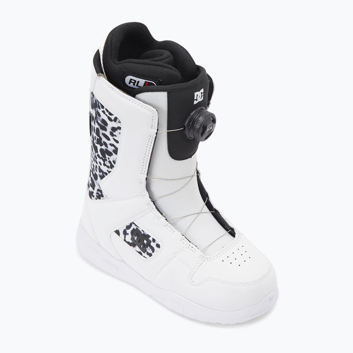 Γυναικείες μπότες snowboard DC Phase Boa λευκό/μαύρο print 6