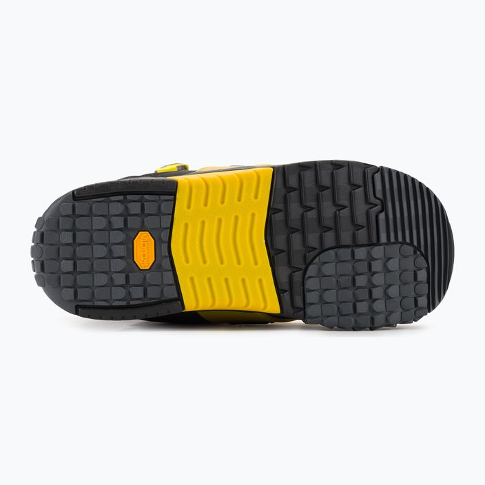 Ανδρικές μπότες snowboard DC Phantom μαύρο/κίτρινο 4