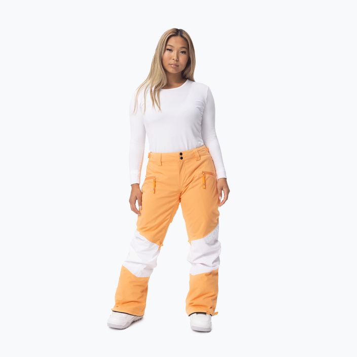 Γυναικείο παντελόνι snowboard ROXY Chloe Kim Woodrose mock orange 4