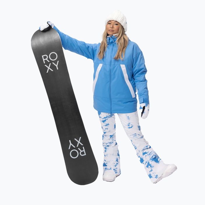 Γυναικείο παντελόνι snowboard ROXY Chloe Kim γαλάζιο μπλε σύννεφα 5